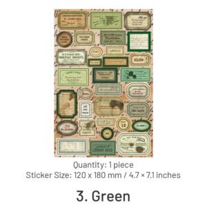 bill collection series self adhesive journal stickers sku 3