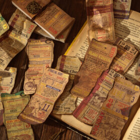 Bill Traveler Retro Journal Decorative Bill Book