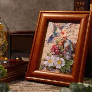 bird pet sticker branch clock instrument flower b3
