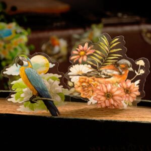 Bird-themed Clear Transparent Stickers bird themed pet stickers c