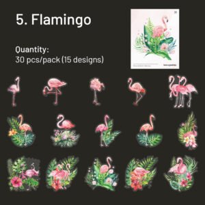 Bird-themed Clear Transparent Stickers bird themed pet stickers sku 5