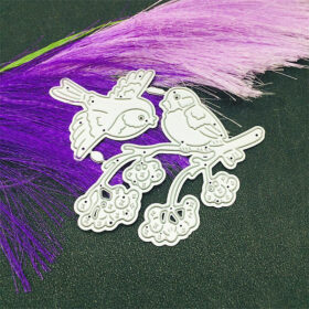 Birds on Tree Branches Carbon Steel Crafting Dies