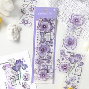 blooming flower clear pet sticker b 3eebc745 c39d 4661 b358 ade9b38f5400