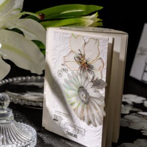 blooming flowers in the dark night hot stamping flowers pet stickers b