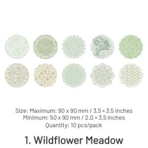 blooming period series floral hollow lace paper sku 1
