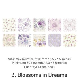 blooming period series floral hollow lace paper sku 3