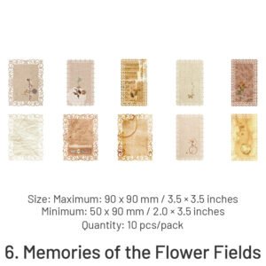 blooming period series floral hollow lace paper sku 6