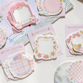 Blossoming Cherry Kawaii Message Memo Note Paper