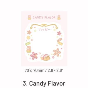 blossoming cherry kawaii message memo note paper sku 3