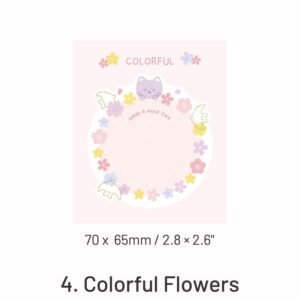 blossoming cherry kawaii message memo note paper sku 4