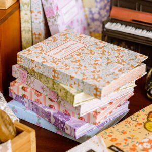 Book of Botany Vintage Plant Scrapbook Paper Book