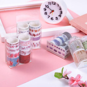 Cute Romantic Sakura Journal Deco Washi Tape Set