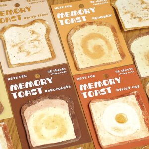 Bread Shaped Sticky Notes - 30PCS