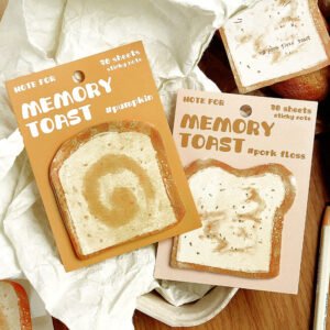 bread shaped sticky notes 30pcs b
