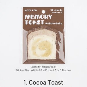 bread shaped sticky notes 30pcs sku 1