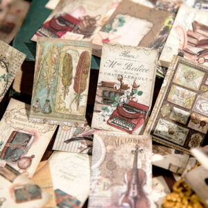 breeze and floral series vintage plant decorative paper c2