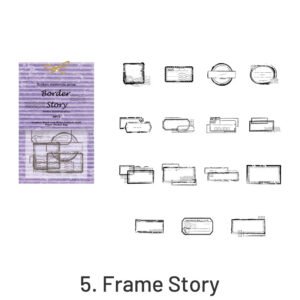 broken memories retro black white sticker pack sku 5