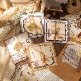 Burning Memories Series Transparent Burnt Sticky Notes