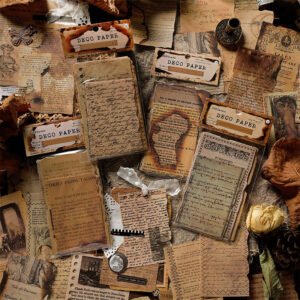 Burning Poetry Series Vintage Journal Decorative Paper