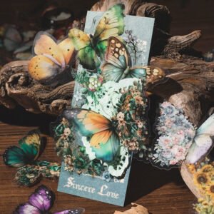 butterfly and moon pet stickers b3