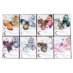 butterfly and moon pet stickers b6