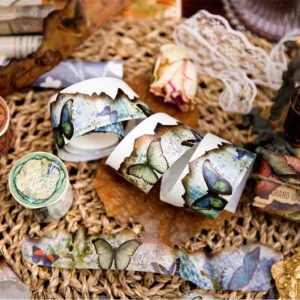 butterfly epic collection vintage butterfly plant washi tape b2