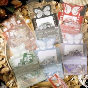 butterfly museum artistic pet butterfly sticker pack a