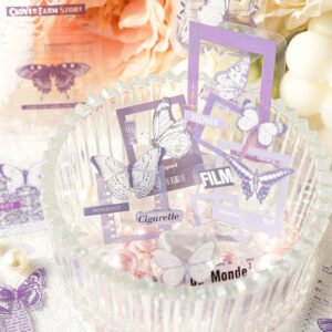 butterfly museum artistic pet butterfly sticker pack c
