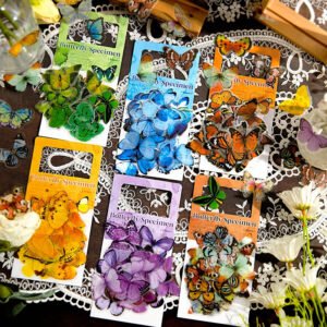 Butterfly Shadow Herbarium Series Stickers