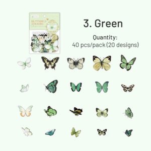 butterfly themed pet decorative sticker sku 3
