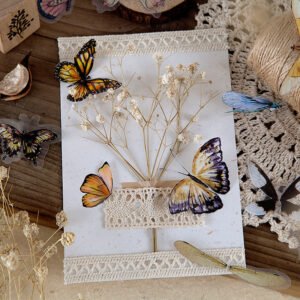 butterfly wings specimen pet sticker pack b2