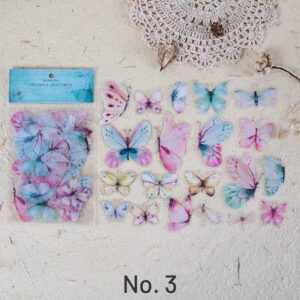 butterfly wings specimen pet sticker pack sku 3