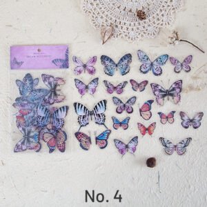 butterfly wings specimen pet sticker pack sku 4