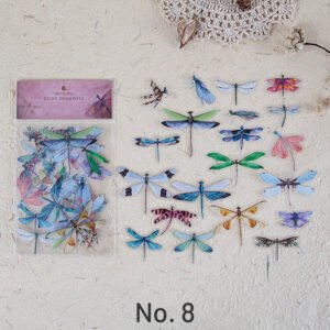 butterfly wings specimen pet sticker pack sku 8