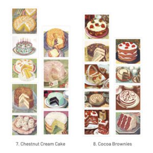 Cake Round-Table Conference Long Strip Sticker cake round table conference long strip sticker sku 4