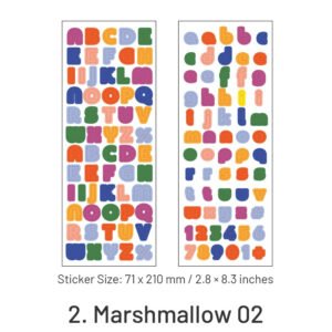 candy color cartoon number letter stickers sku 2