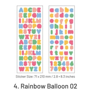 candy color cartoon number letter stickers sku 4