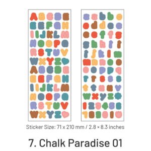 candy color cartoon number letter stickers sku 7