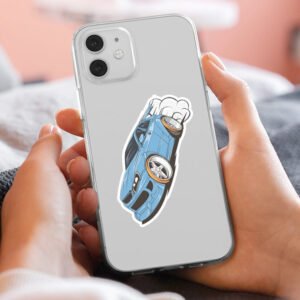 car theme vinyl stickers b6