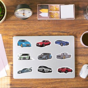 car theme vinyl stickers b7
