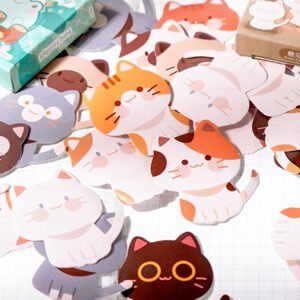 cartoon animal stickers frog rabbit cat c2