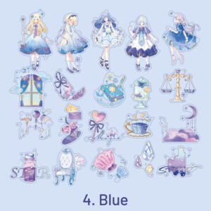 cartoon anime ambilight hot stamping sticker sku 4