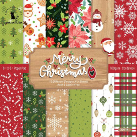 Cartoon Basic Christmas Background Paper