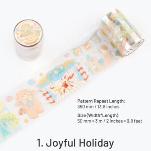 cartoon bear series pet tape sku 1