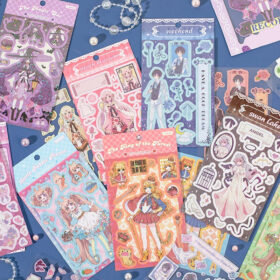 Cartoon Character Coated paper Sticker