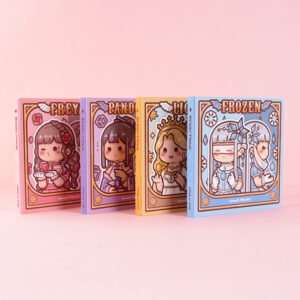 cartoon character square notebook a