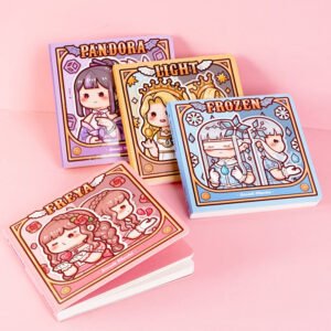 Cartoon Character Square Notebook - 5.9 × 5.9"