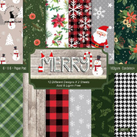 Cartoon Christmas Background Decorative Scrapbook Paper