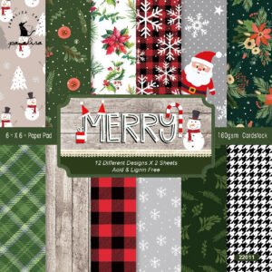 Cartoon Christmas Background Decorative Scrapbook Paper