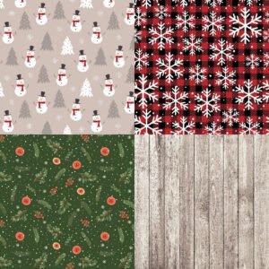cartoon christmas background decorative scrapbook paper c2